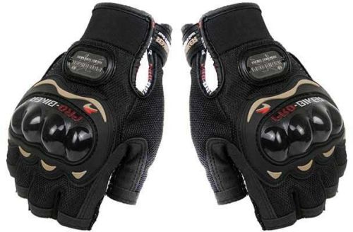 Motorcycle Riding Bike Gloves, Color : Black