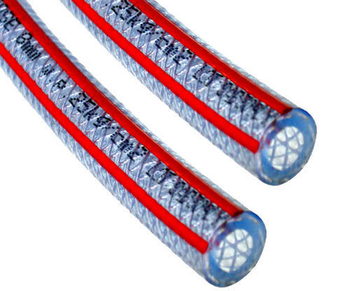 High Polished PVC Goodlon Braided Hose, For Industrial Use, Color : Red