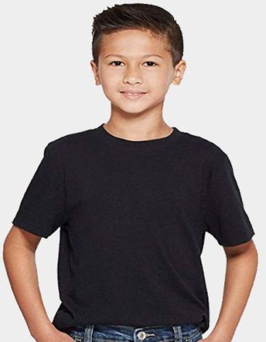 Plain Cotton Boys T-shirt, Sleeve Style : Half Sleeve