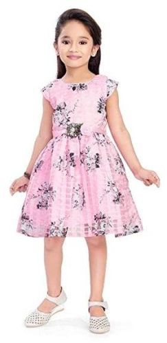 Cotton Printed Girls Frock, Occasion : Party Wear