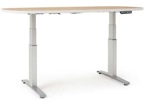Polished Futuristic Adjustable Office Workstation, Shape : Rectangular