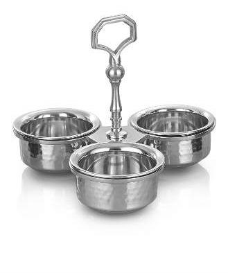 Plain Stainless Steel Chutney Bowl Set, Features : Attractive Design, Durable, Heat Resistance