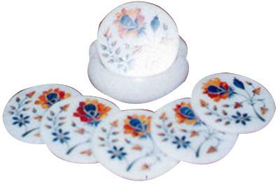 Round Marble Tea Coaster