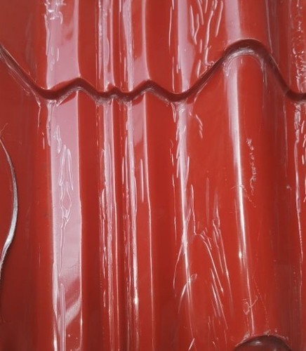 Aluminium Aluminum Tiled Profile Sheet, Color : Red