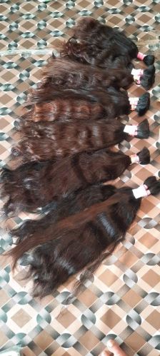 Single Drawn Remy Bulk Hair, For Parlour, Style : Wavy