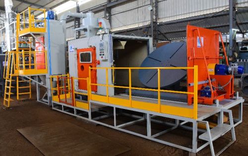 Shot Blasting Machine For Structure Cleaning