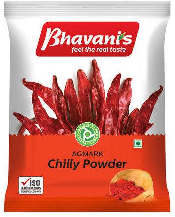 Bhavani's Red Chilli Powder, Packaging Type : Plastic Packet