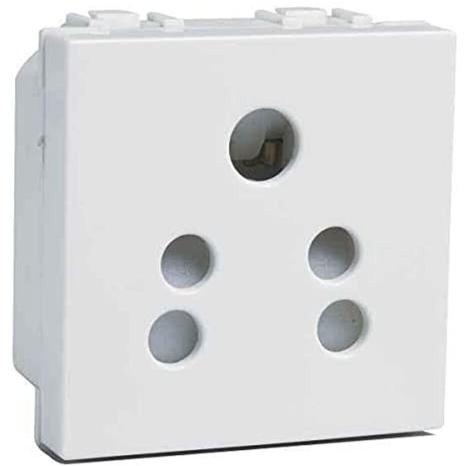 Havells Polycarbonate Socket, Color : White