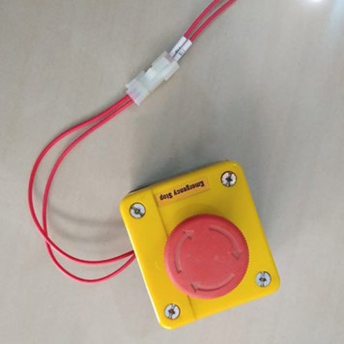 5.3 Ounces Plastic Emergency Pit Stop Switch, Voltage : 220V