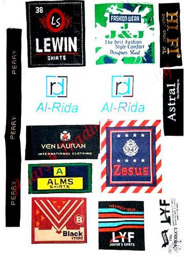 Printed Shirt Labels