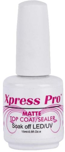 Xpress Pro Matte Coat Gel Polish, For Penting Nails, Form : Liquid