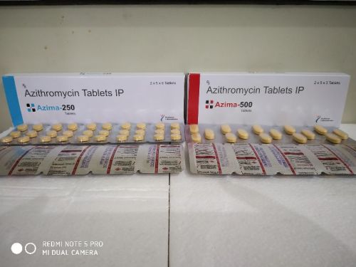 Eustoma Laboratories Azithromycin Tablets IP, Packaging Size : 2X5X6