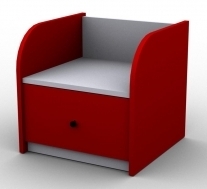 Heavy Duty MDF Bed Side Table