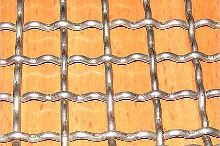 Crimped Wire Mesh, Color : Silver