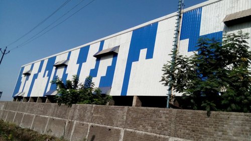 VSF Polished Steel Industrial Factory Roofing Sheds, For Weather Protection