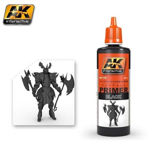 AK Interactive Black Primer, Packaging Size : 60 Ml