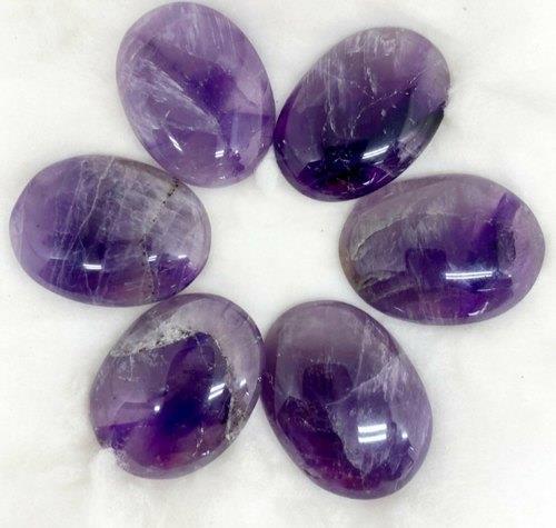 Amethyst Oval Stone, Size : 2 Inch