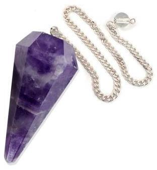 Polished Amethyst Pendulum