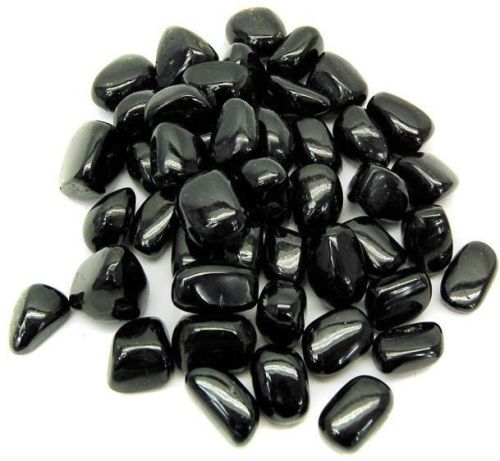 Black Tourmaline Tumble Stone, Size : Free Size