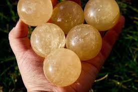 Citrine Sphere Ball, Size : 2 Inch To 3 Inch