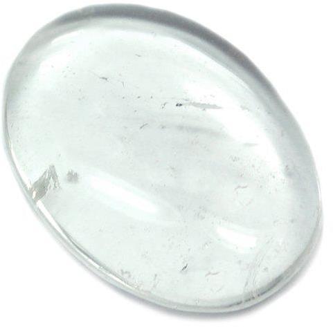 Clear Quartz Oval Stone, Size : 2 Inch