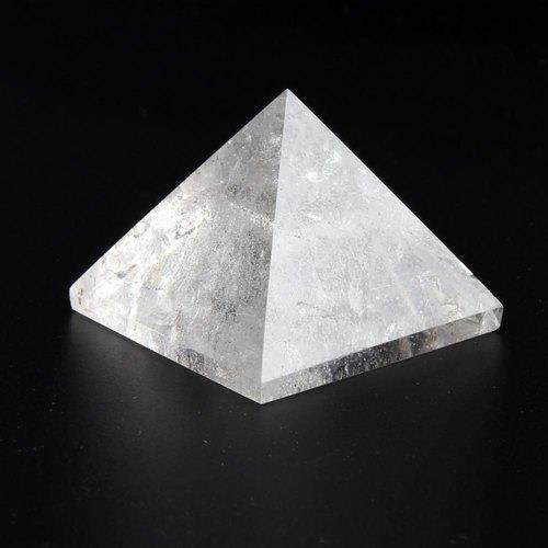 Clear Quartz Pyramid Stone