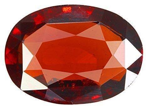 Polished Hessonite Gemstone, Color : Red