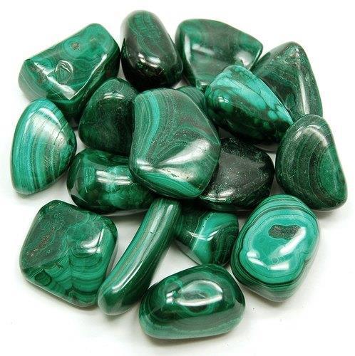 Polished Malachite Tumble Stone