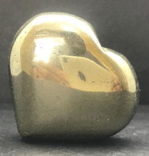 Pyrite Hearts Stone, Size : 2/3 Inch