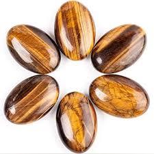 Polished Tiger Eye Oval Stone, Size : 2 Inch