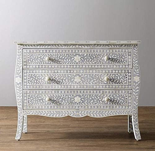 Rectangular Bone Inlay Three Drawer Dresser, Feature : Durable, Eco-Friendly, High Quality