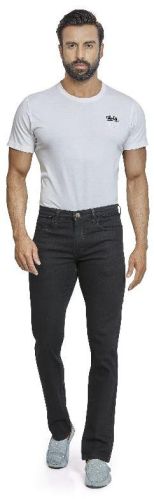 Denim Vistara Men Black Regular Fit Stretchable Jeans