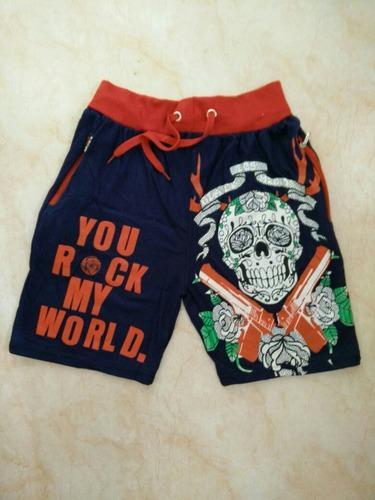 Cotton Mens Printed Shorts, Size : L, XL, XXL