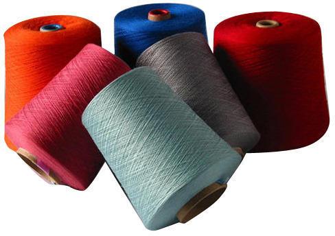 Plain Dyed Cotton Yarn, Packaging Type : Corrugated Box