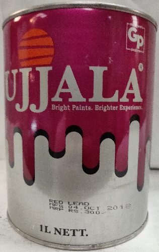 Ujjala Red Lead Primer, For Bare Metal