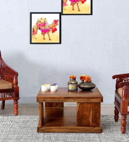 Sheesham Wood Modern Coffee Table