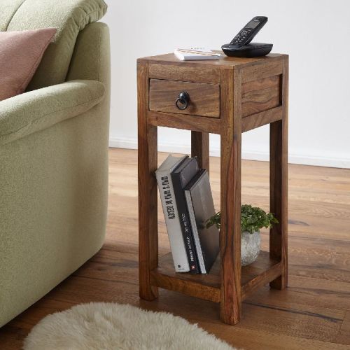 Sheesham Wood Sofa Side Table