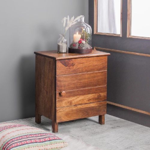 Solid Wood Bedside Table