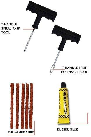 Deodap Puncture Repair Kit, Color : Black