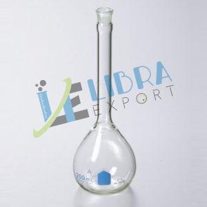 Chrome TRASPARANT Flask Volumetric Without Stopper