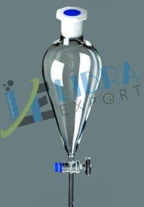 Conical Funnel Dropping – Squibb, Glass Stopcock, For Lab Use, Color : Transparent