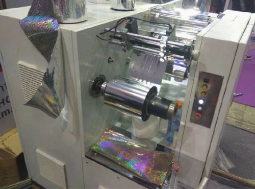 Hologram Printing Machine, Packaging Type : Gray, Silver