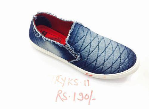 Fancy Denim Shoes, Size : Standard