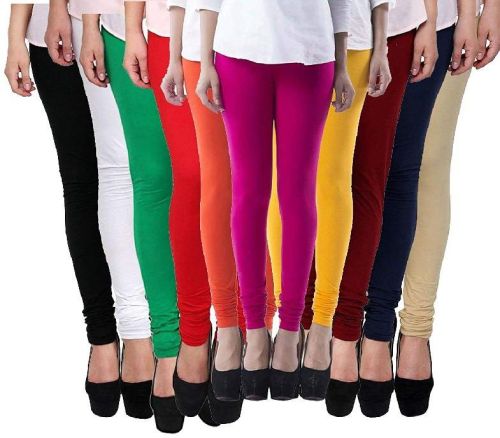 Plain Cotton Ladies Churidar Leggings, Size : Small, Medium, Large, XL