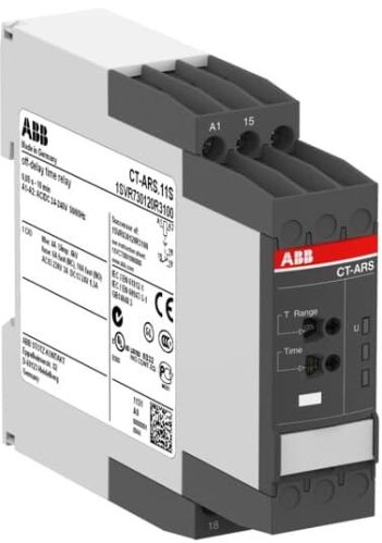 CT-ARS.11S Time Relay, True OFF-delay 1c/o, 24-240VAC/DC