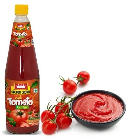 Golden Crown Tomato Ketchup, Packaging Type : Bottle