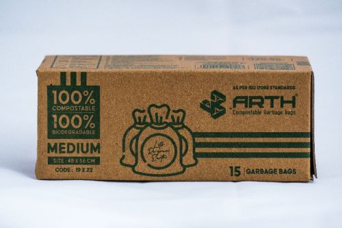 Eco Friendly Biodegradable Garbage Bag, Size : 17*19 Inch, 19*21 Inch, 24*30 Inch, 30*37 Inch