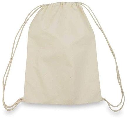 Cotton Plain Drawstring Bags, Capacity : 2-3 Kg