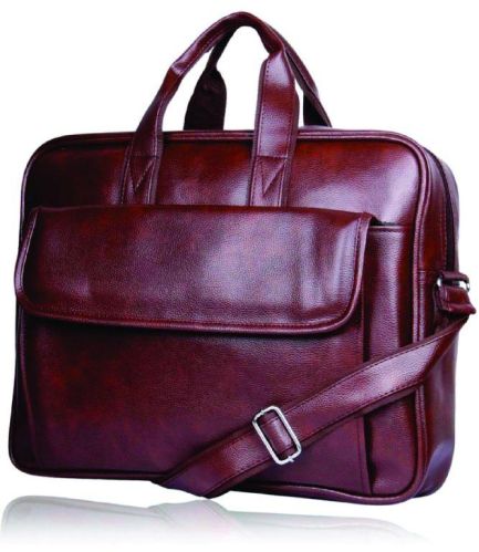 Plain PU Leather Brown Office File Bag, Feature : Attractive Looks, Easy Wash, Fine Quality