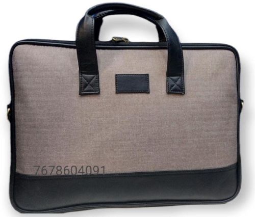 Plain Confrence Laptop Bag, Color : Dark Brown